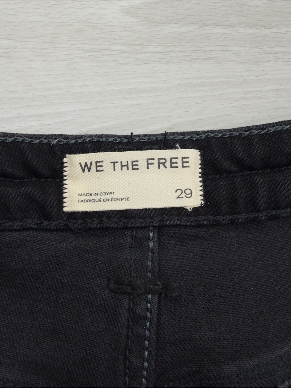 We The Free Kellee High Rise Palazzo Jeans Black Size 29 - Picture 11 of 17